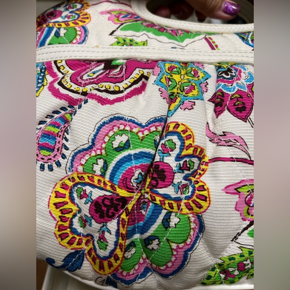 Vera Bradley Limited Edition handheld Palm Beach Gardens handBag clutch EUC - Picture 13 of 13